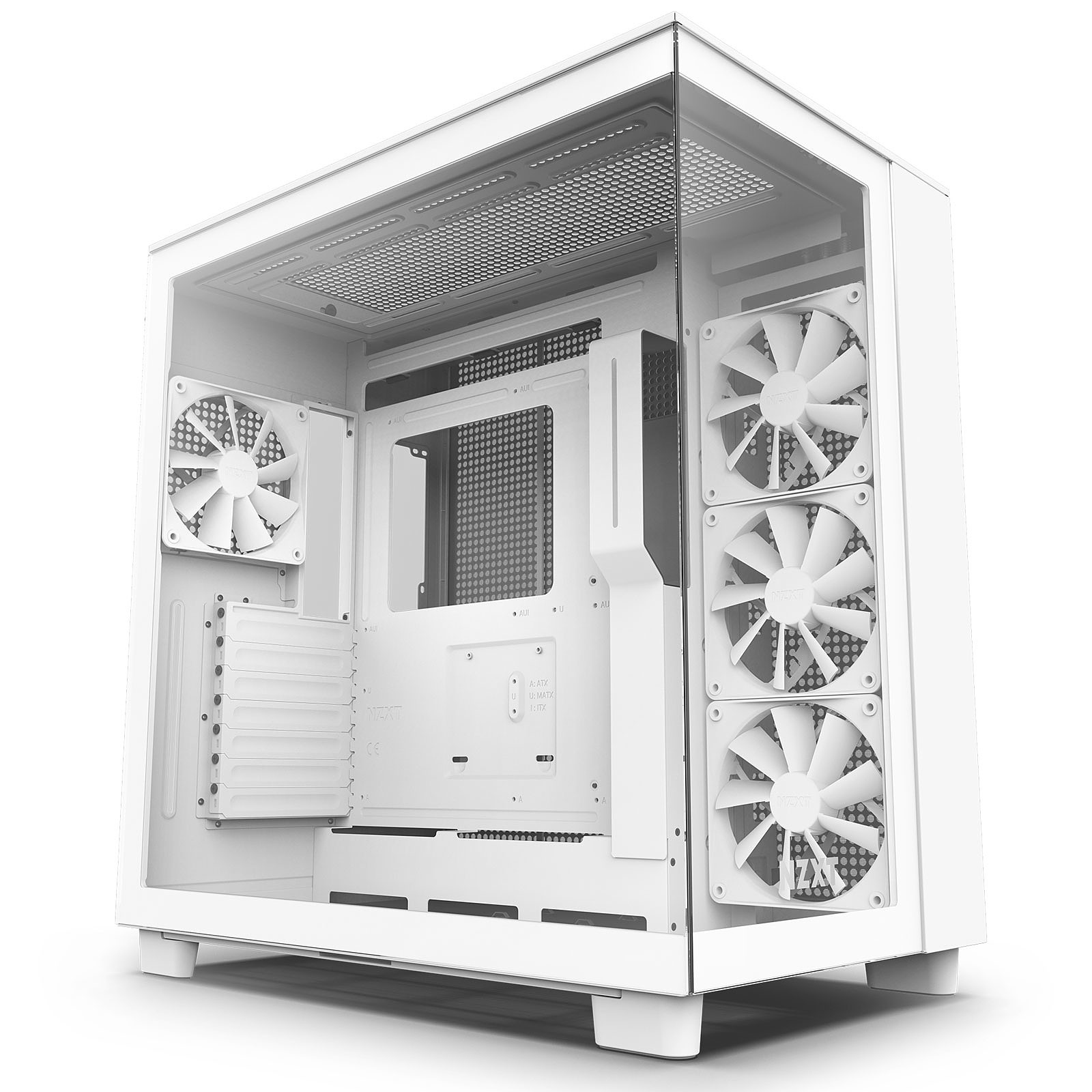 NZXTH9FlowEditionATXMidTowerCase-White